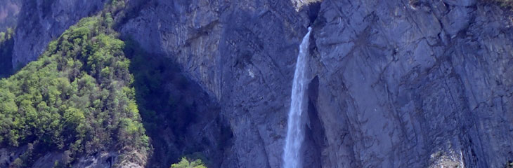 la cascade d'Arpenaz