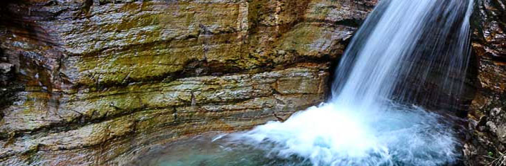 Cascade et gouffre d'enfer
