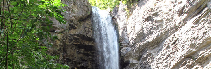 Les cascades de Saubaudy et du Déchargeux