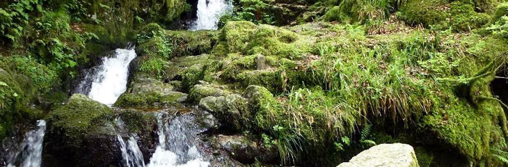Cascade de Charlemagne à Xonrupt Longemer dans les Vosges