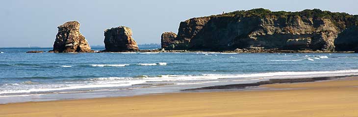 La grande plage d’Hendaye