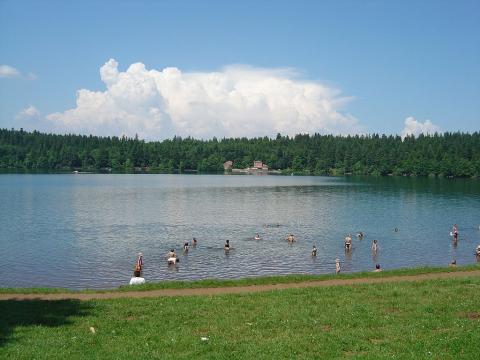 Plage du lac du Bouchet 