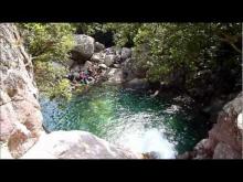 Les cascades de Purcaraccia en Vidéo 